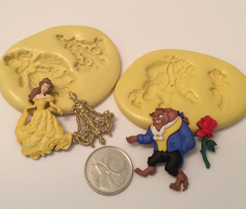 Beauty and The Beast Silicone Mold Set